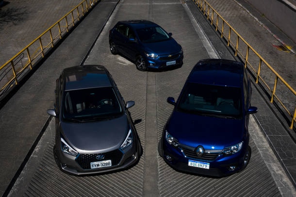 Comparativo: Sandero X Onix X HB20