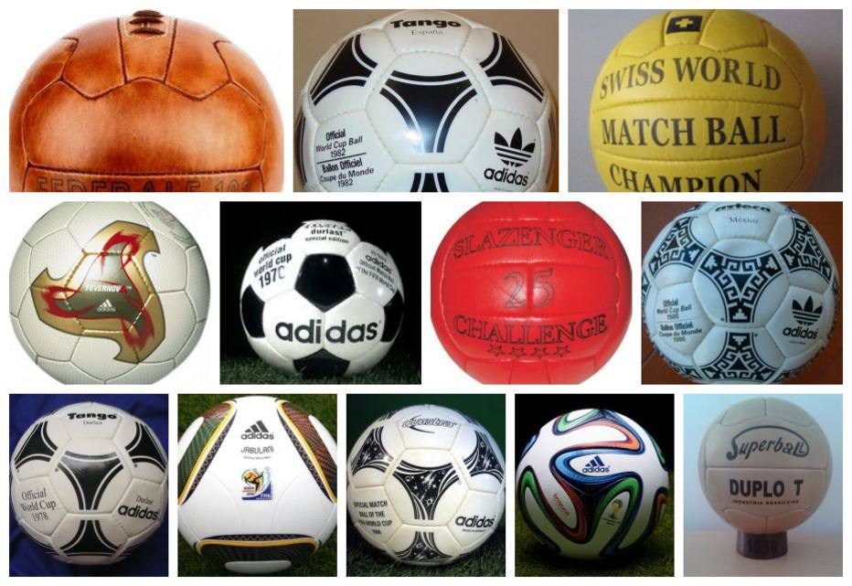 Conheça todas as bolas oficiais usadas nas Copas do Mundo, desde 1930 Conheça todas as bolas oficiais usadas nas Copas do Mundo, desde 1930