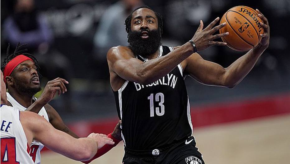 James Harden lidera triunfo dos Nets e Lakers voltam a vencer na NBA após 4 jogos