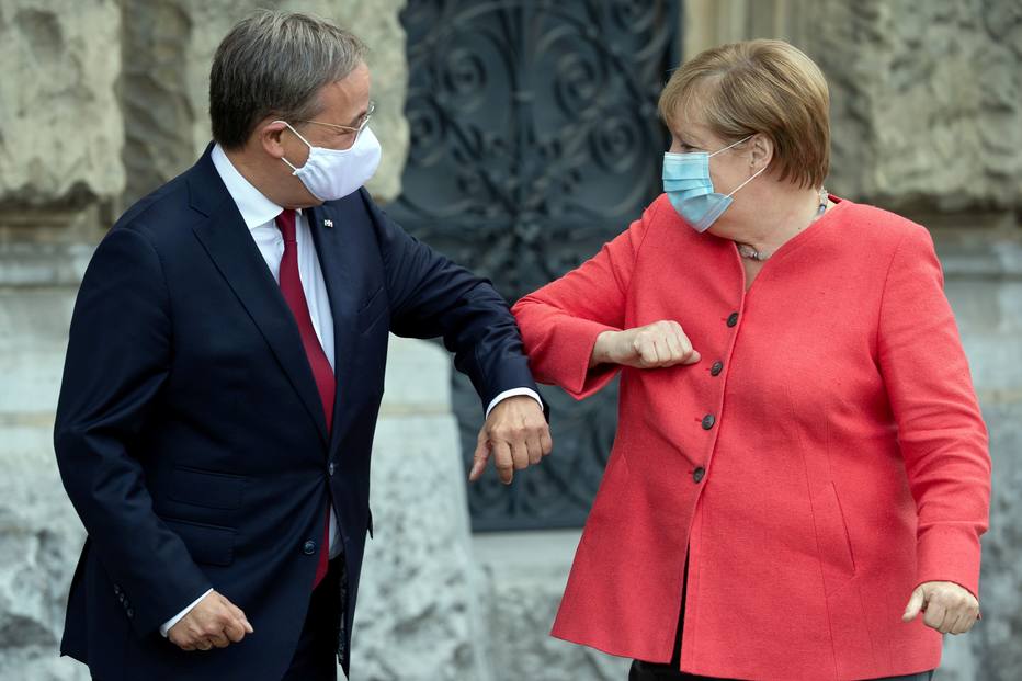 Alemanha - Armin Laschet - Angela Merkel - CDU 