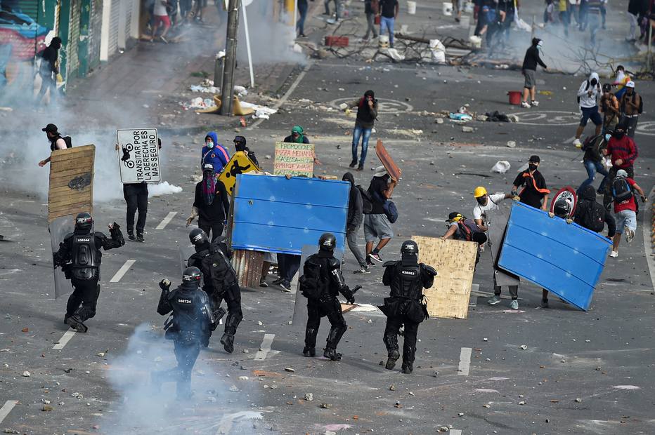 Colombia Cali protesto