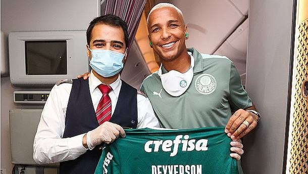 Deyverson, atacante do Palmeiras