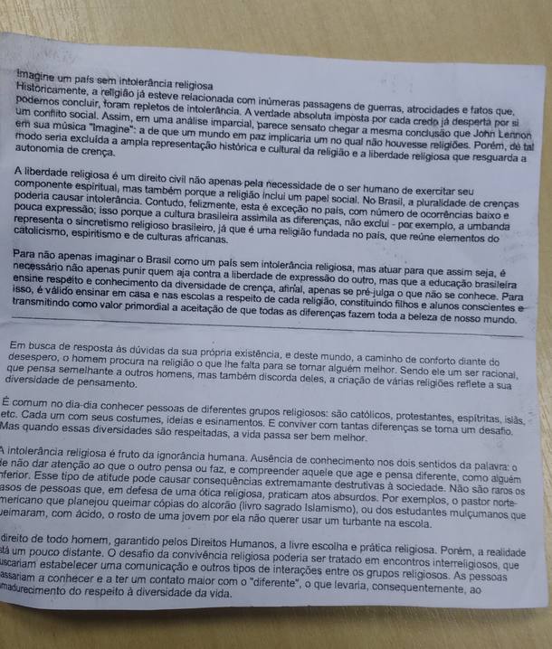 Suspeito preso pela PF sabia tema da Redação do Enem