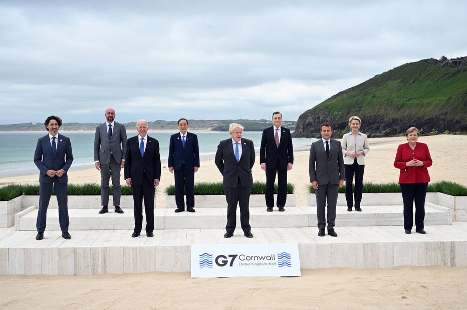 Reunião do G-7 na Cornualha, na Grã-Bretanha