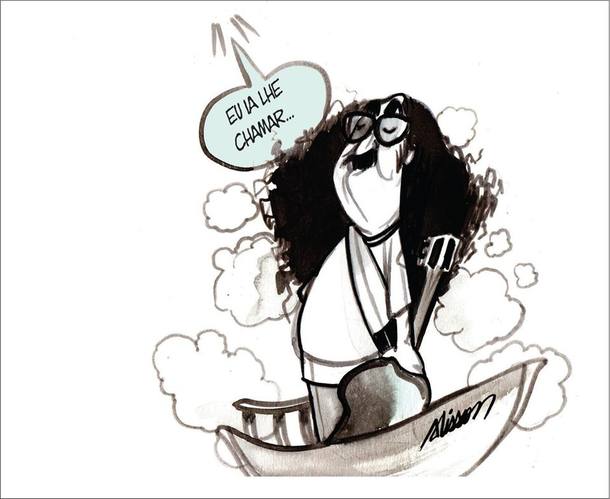 Moraes Moreira é homenageado por cartunistas em exposição virtual