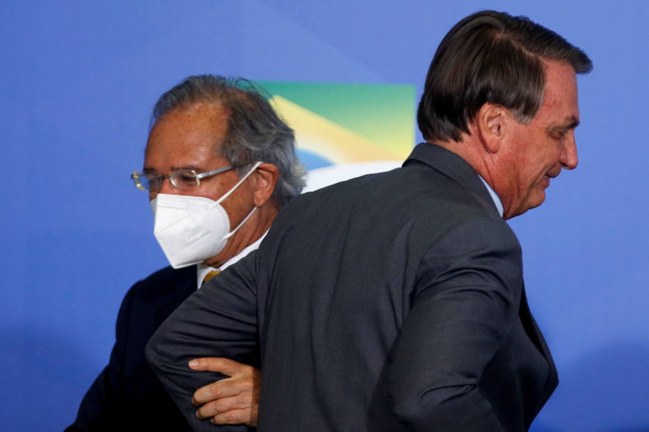 Paulo Guedes e Jair Bolsonaro