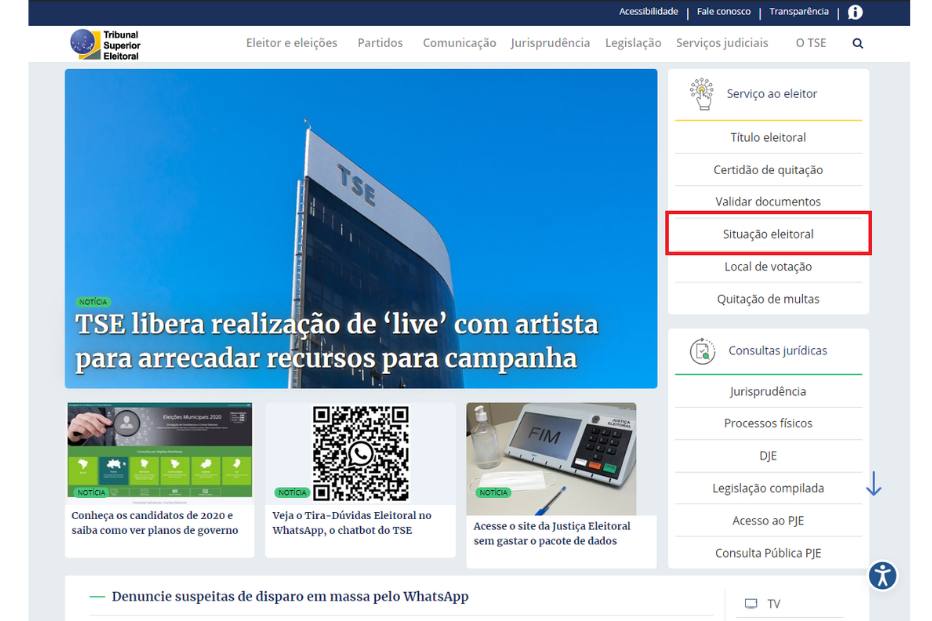 TSE - votação