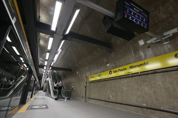 Resultado de imagem para ESTAÃ‡ÃƒO MORUMBI METRO