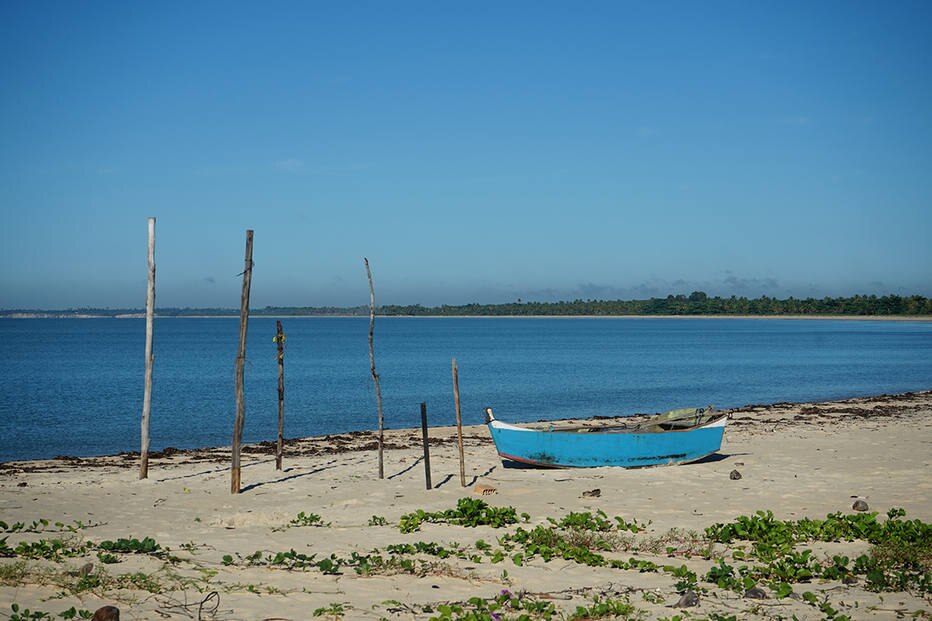 Barco de Pesca na Ponta de Corumbau