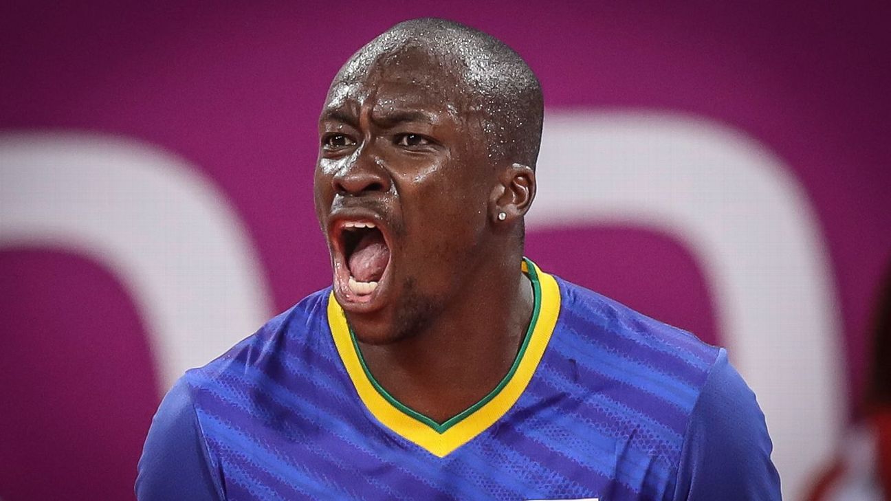 Aboubacar Dramé, oposto do Vibo Valentia, da Itália. Esportes Estadão