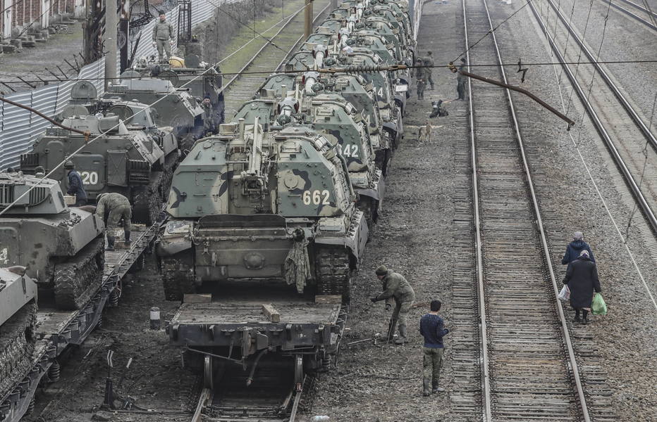 Rússia - Ucrânia - tanques 