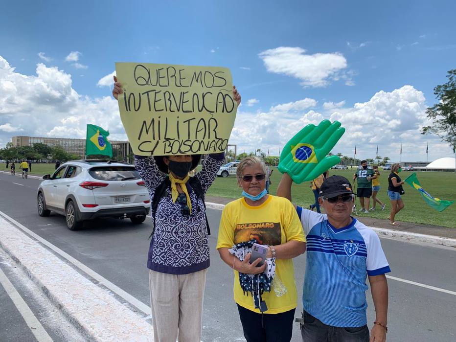Carreata Brasilia Protesto lockdown