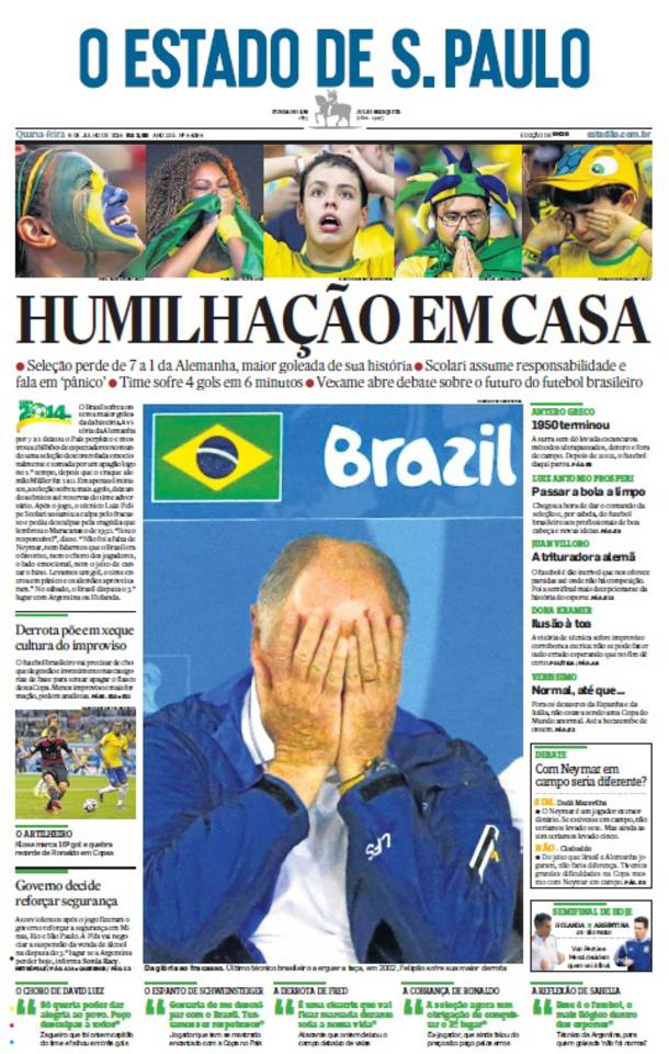 Capas do jornal Estadão Acervo Estadão