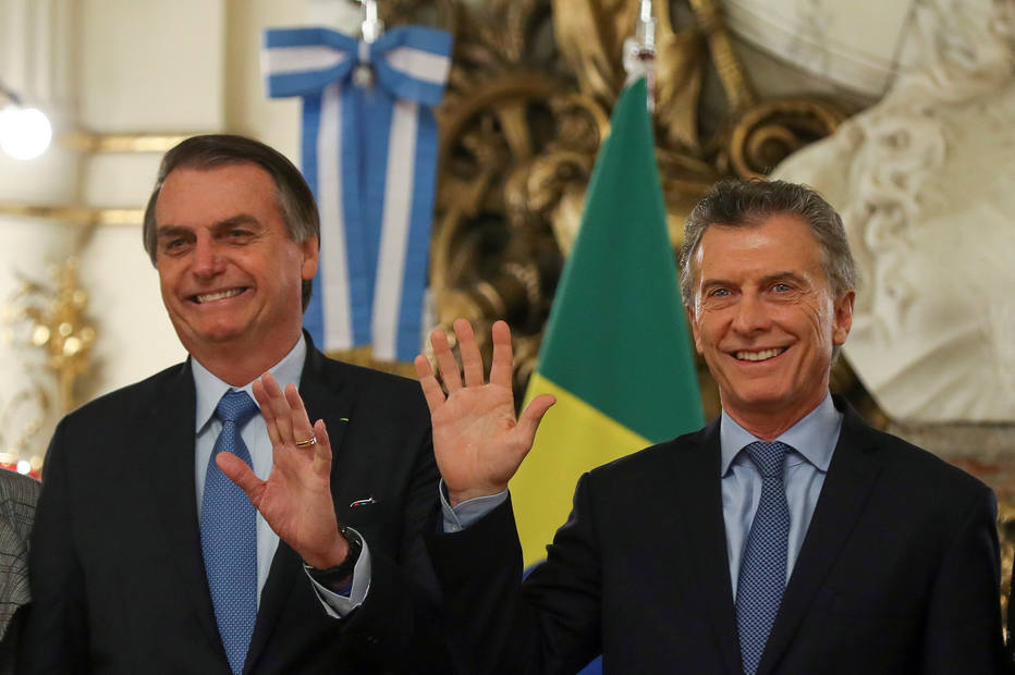 Bolsonaro e Macri na Argentina