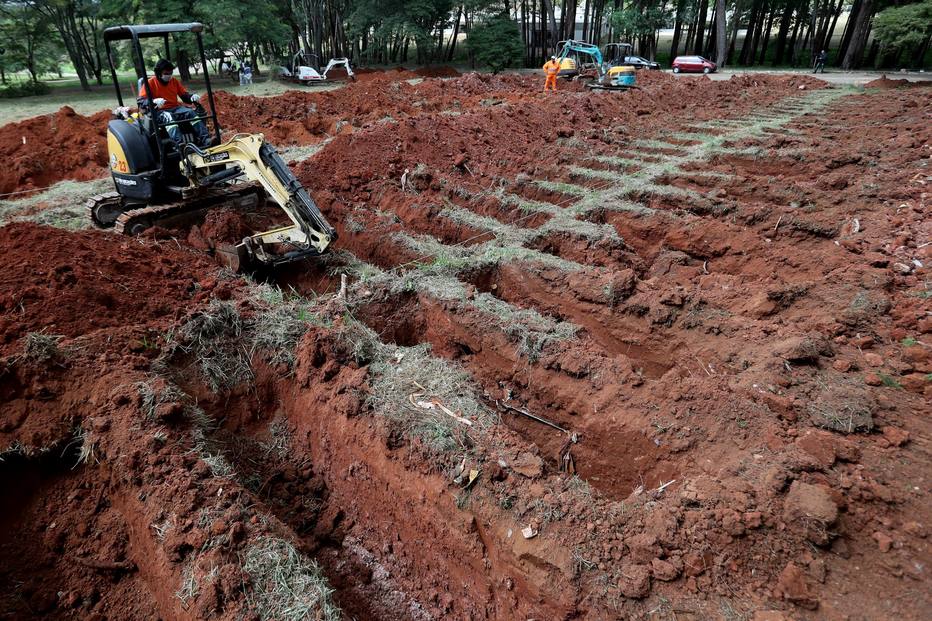 Número de mortes por coronavírus no Brasil dobra a cada cinco dias