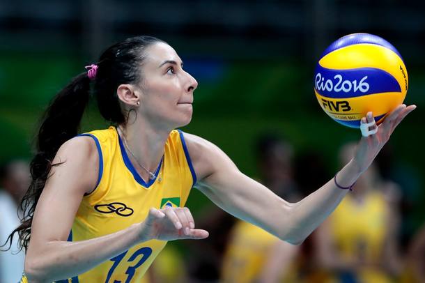 Sheilla Castro, jogadora da seleção brasileira de vôlei