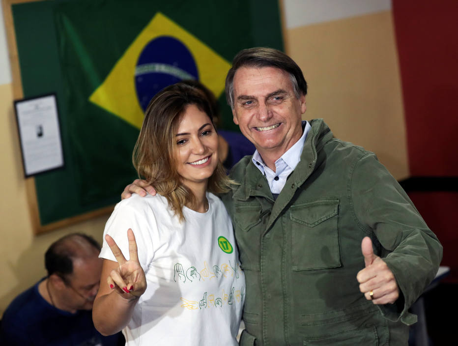 Michelle, mulher de Jair Bolsonaro