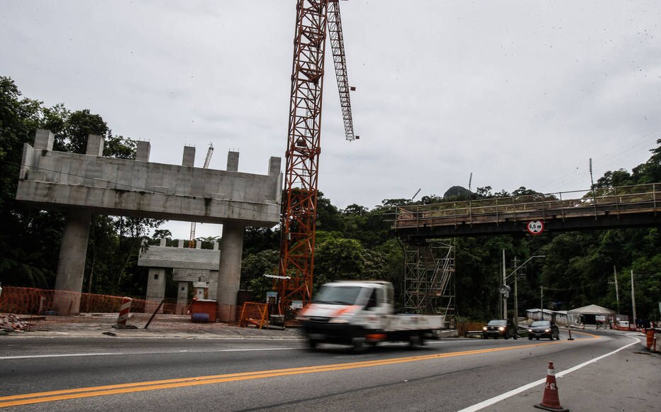 obras viárias tamoios