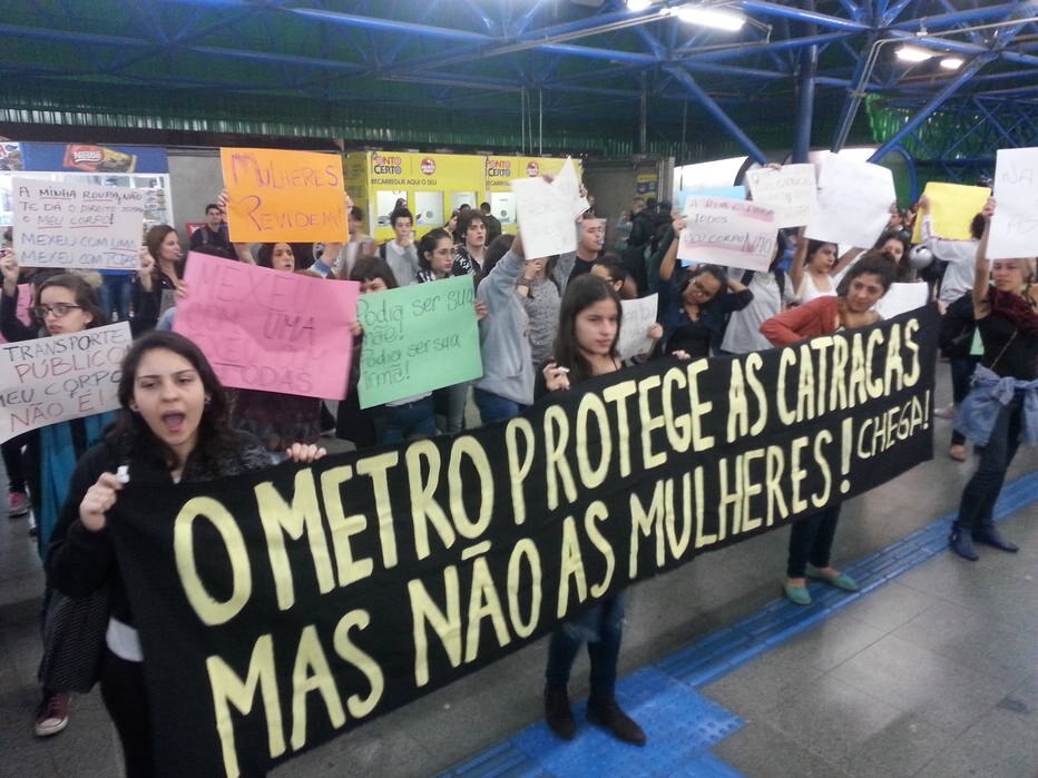 Mulheres Protestam Contra Assédio Sexual No Metrô Em Sp São Paulo