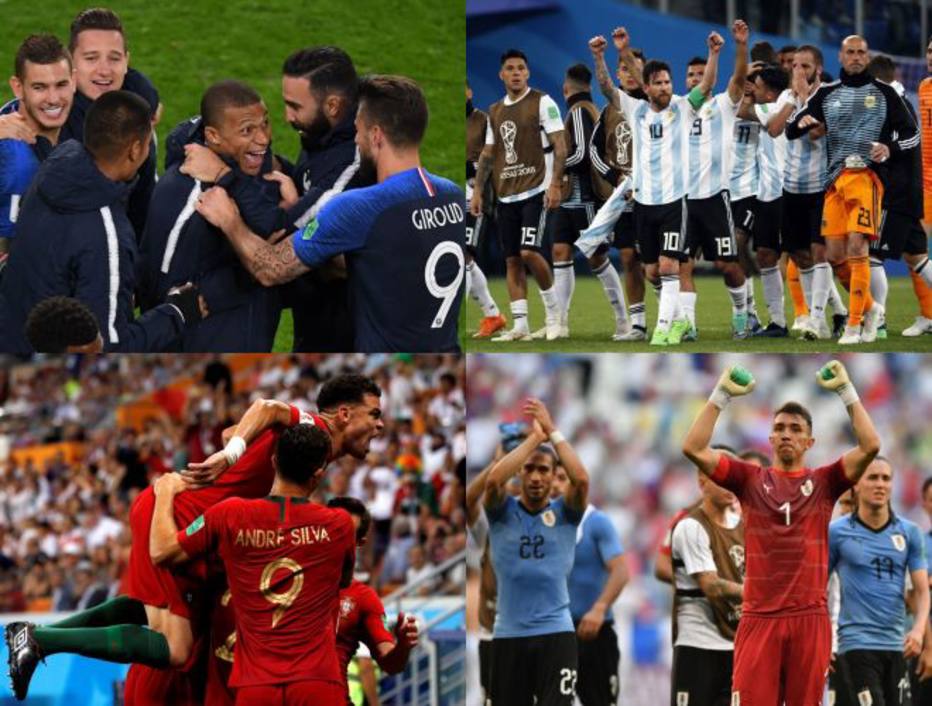 França, Argentina, Portugal e Uruguai estão entre os classificados para as oitavas de final da Copa