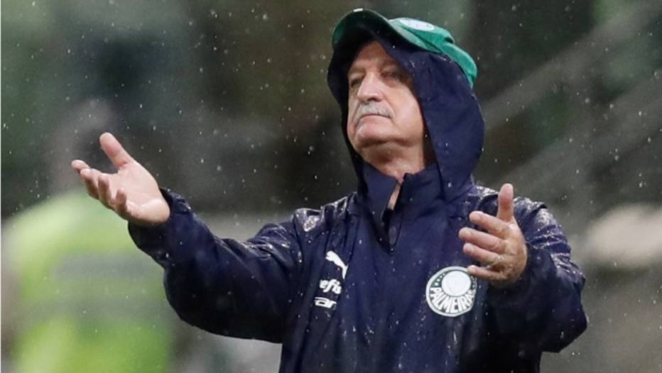 Felipão se irrita com clima externo de 'já ganhou' no Palmeiras