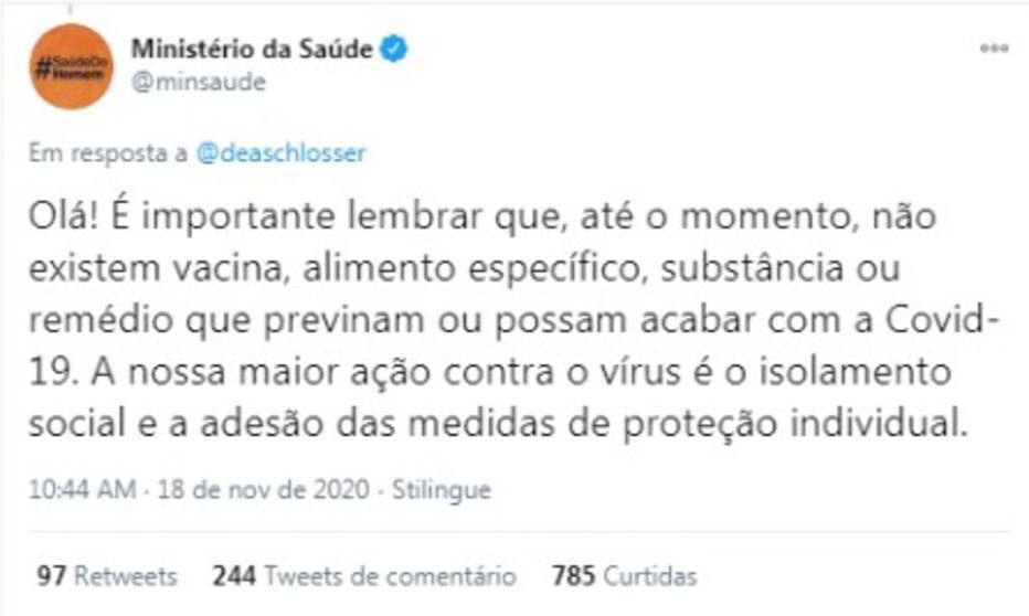 Saúde apaga post que defendia isolamento contra covid-19 e reconhecia a  falta de cura - Saúde - Estadão