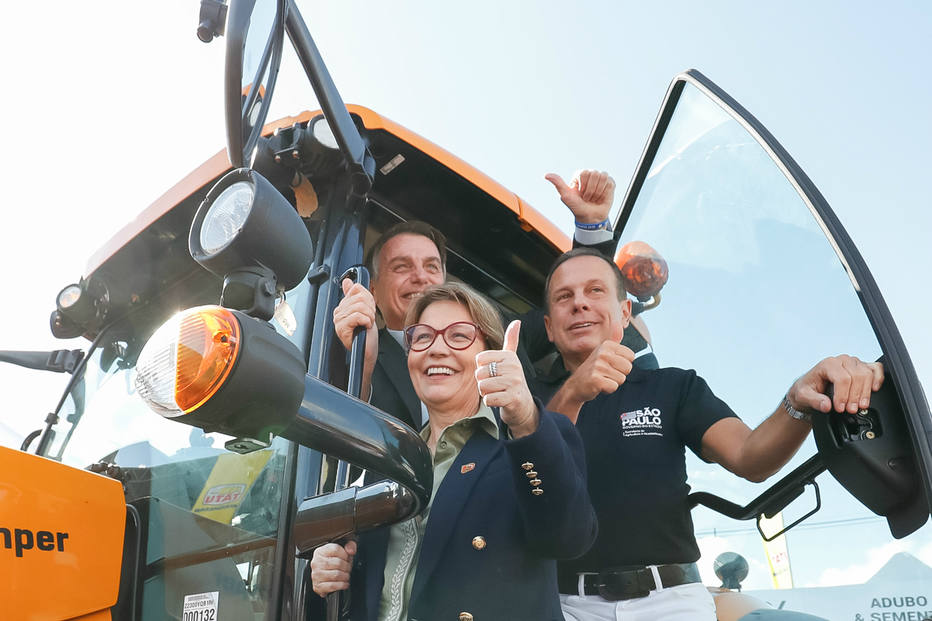 Bolsonaro com o agronegócio