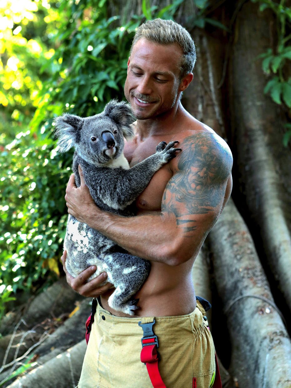 Imagem cedida por David Rogers, diretor do The Australian Firefighters Calendar