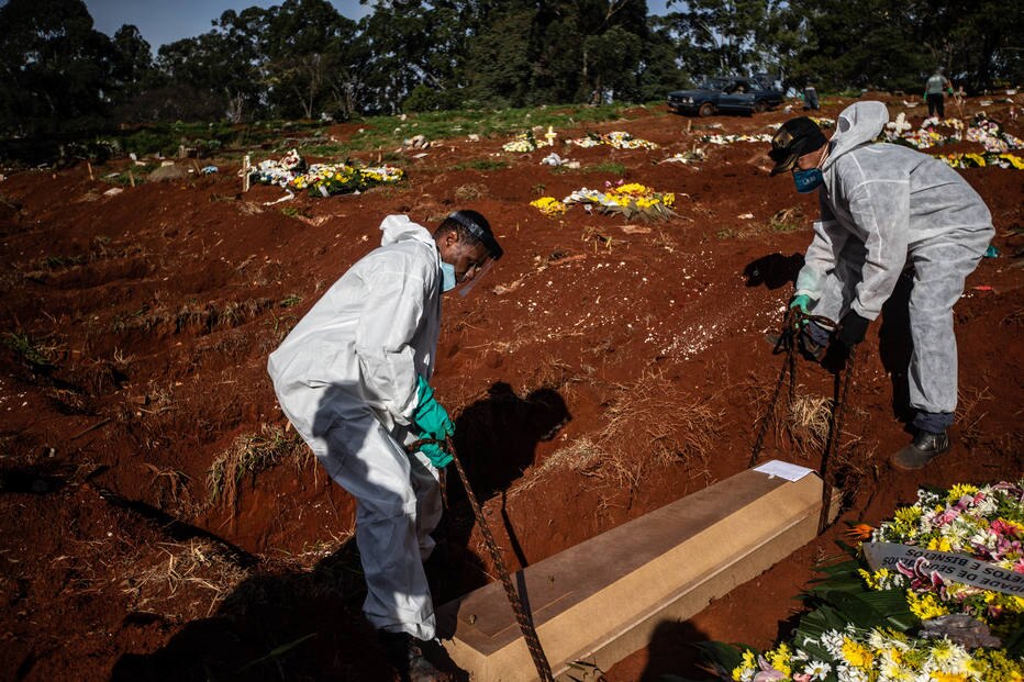 Brasil registra 1.271 mortes por coronavírus em 24h; total de óbitos vai a 59.656