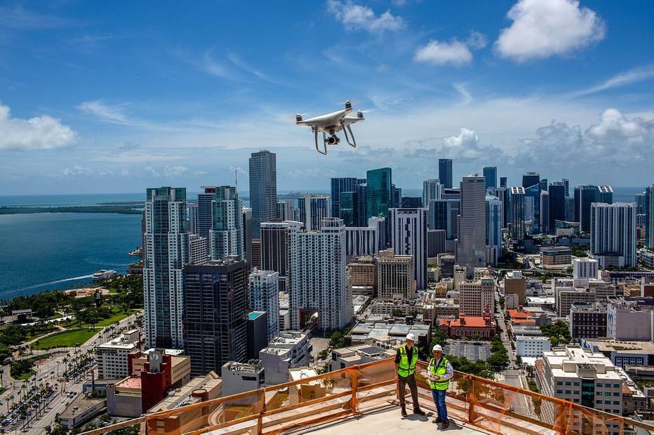 John Murphy Jr. Larry Shueneman drone Paramount Miami Worldcenter