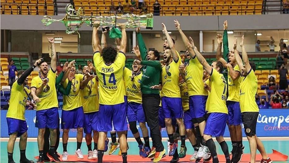 Seleção brasileira masculina de handebol bate Argentina e é campeã do Sul-Centro – Deportes