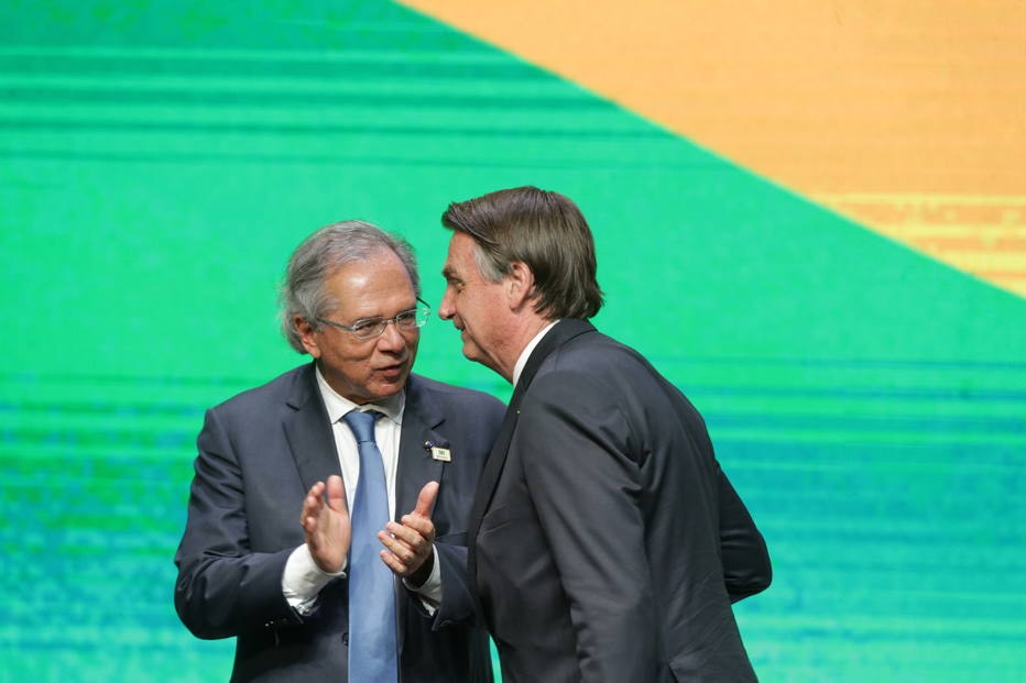 Paulo Guedes e Jair Bolsonaro