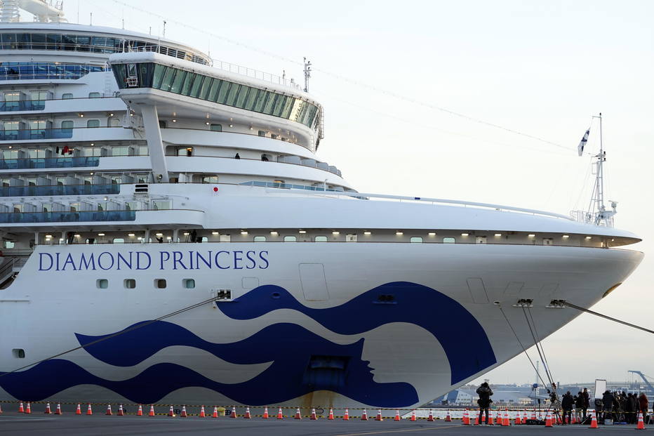 O navio Diamond Princess