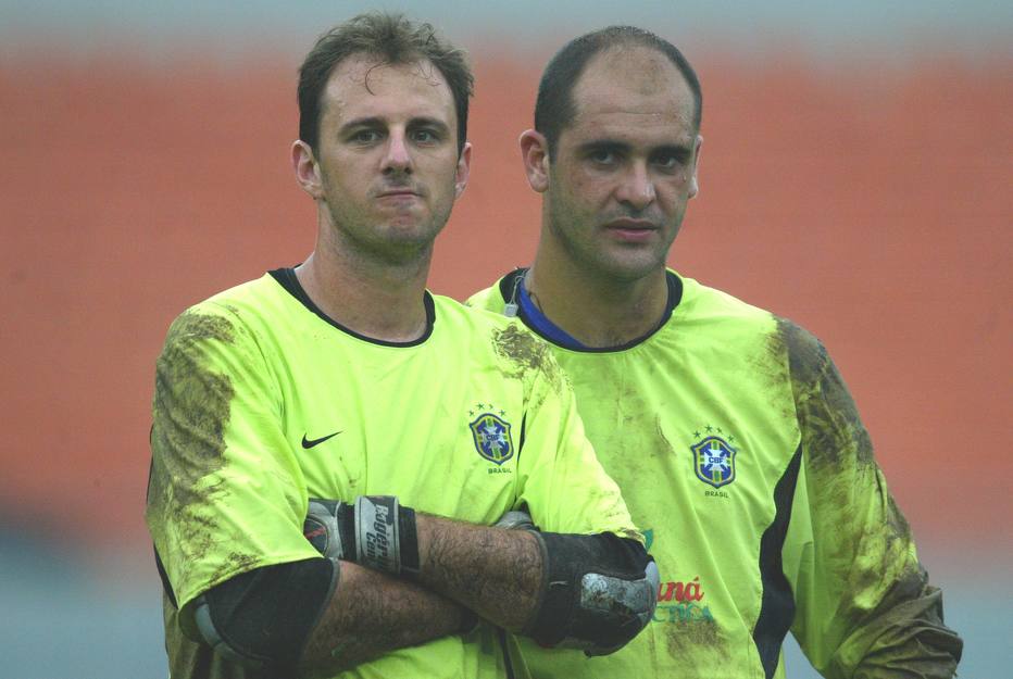 RogÃ©rio Ceni e Marcos, goleiros na Copa de 2002