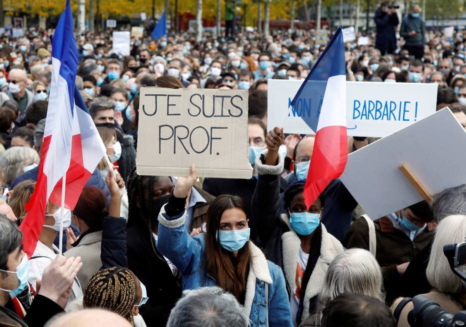 Manifestação Paris França