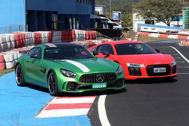 Mercedes AMG GT-R x Audi R8