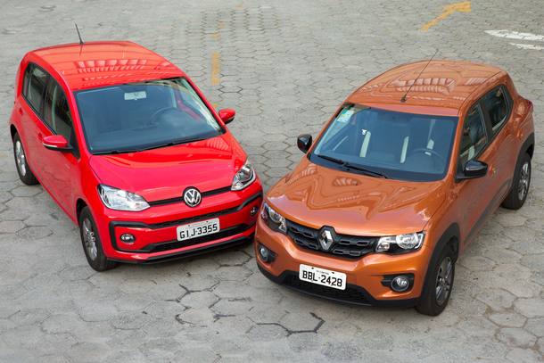 Comparativo: Renault Kwid x Volkswagen Up