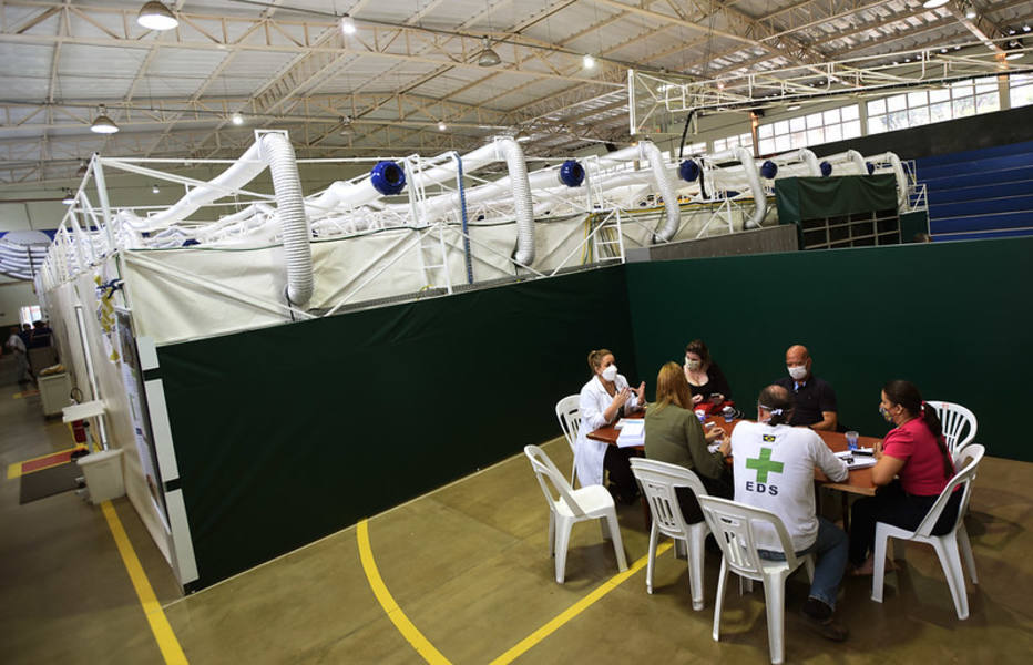 Hospital de campanha em Campinas