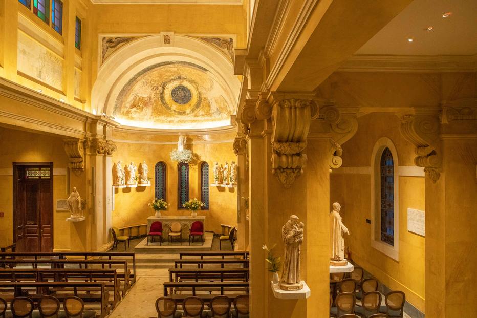 Arquitetura da capela tem influência de técnicas italianas