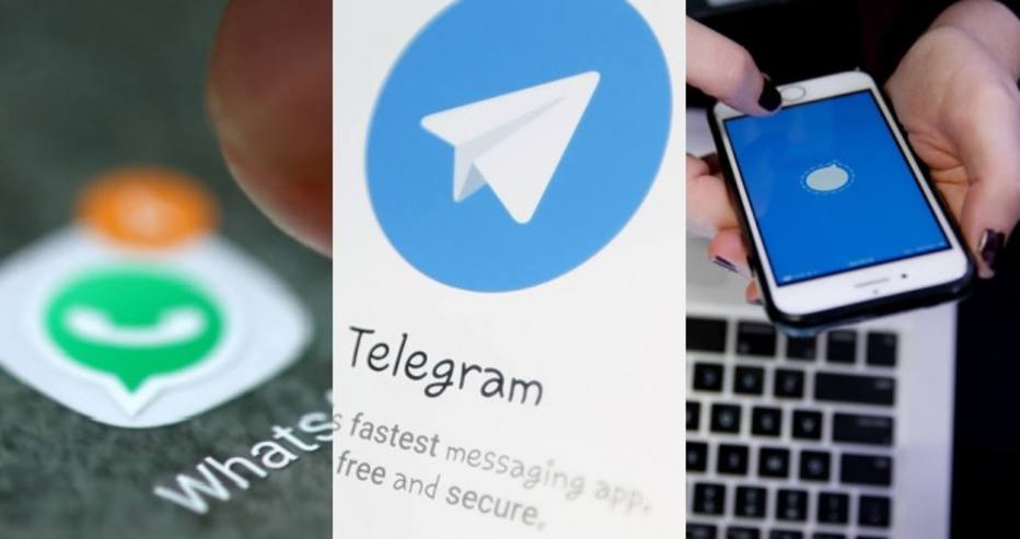  WhatsApp  Telegram ou  Signal  qual app de conversa  mais 