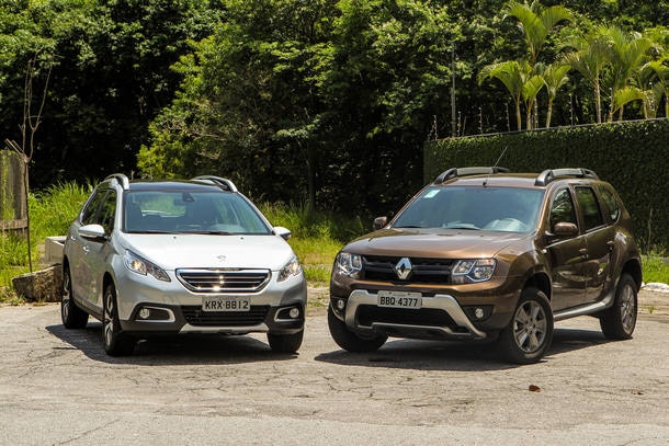 Comparativo: Renault Duster CVT x Peugeot 2008 AT6