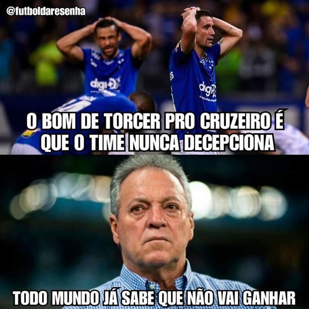 Cruzeiro: eliminação no Mineirão vira meme nas rede sociais; veja -  Superesportes