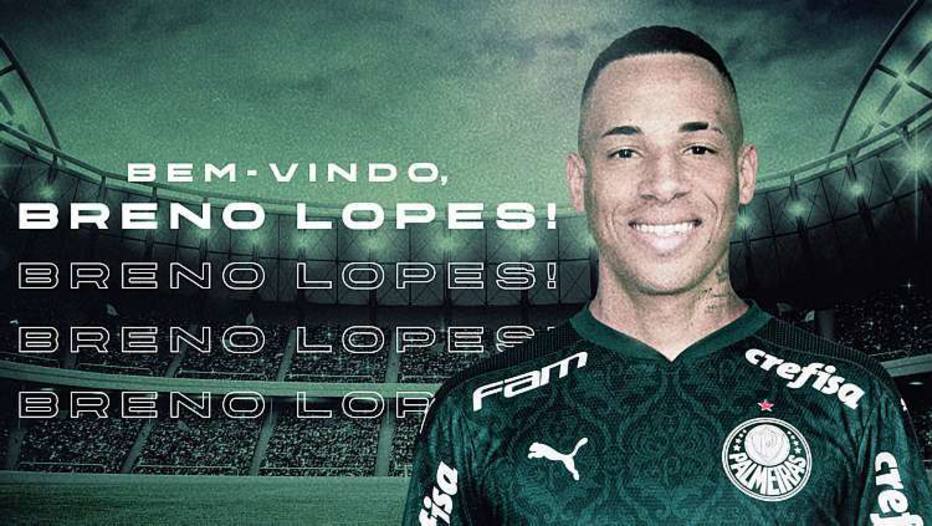 Palmeiras anuncia a contratação do atacante Breno Lopes ...