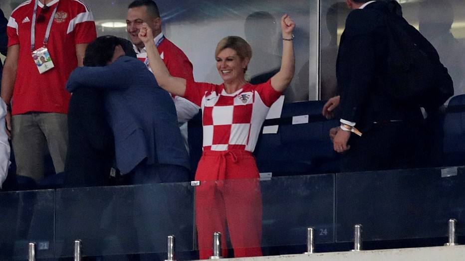Kolinda Grabar-Kitarovic é criticada após classificação da Croácia
