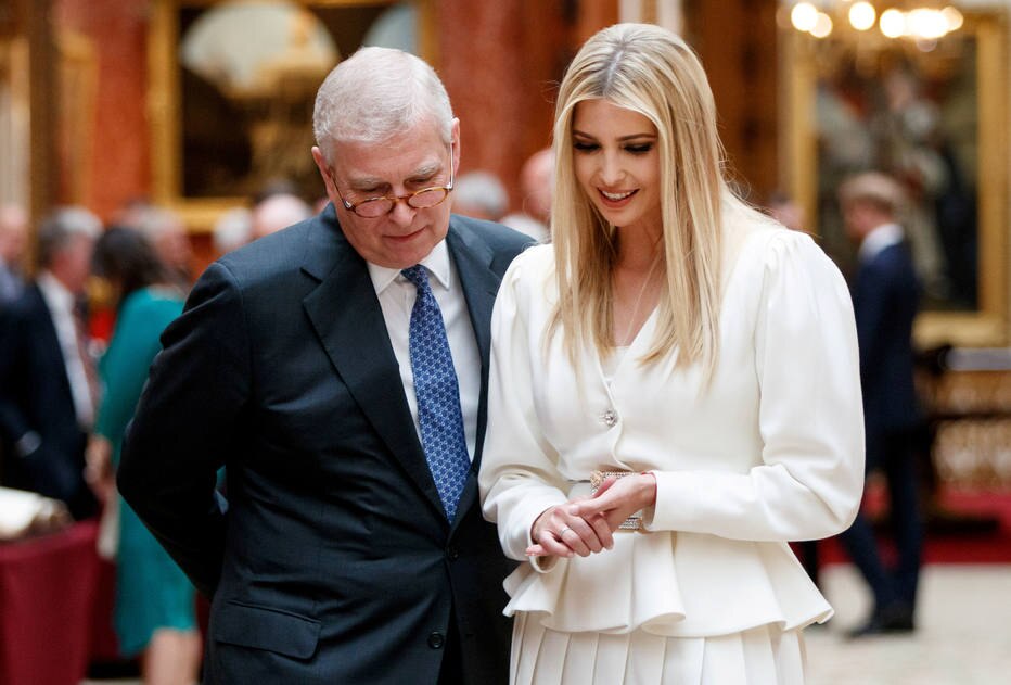 Príncipe Andrew - Ivanka Trump