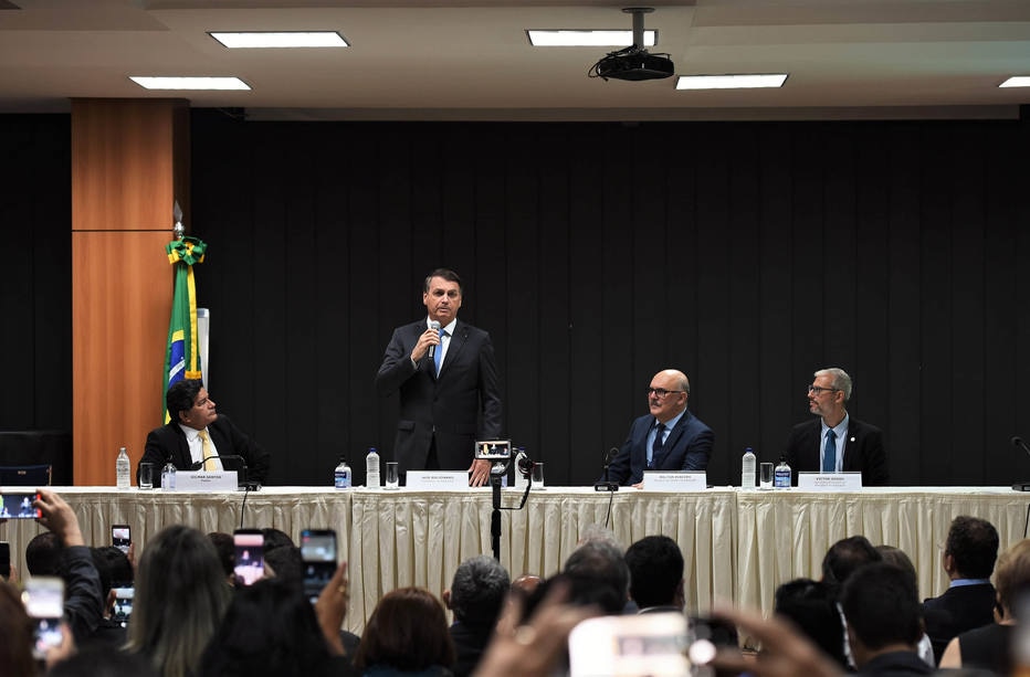Presidente Jair Bolsonaro esteve com pastor