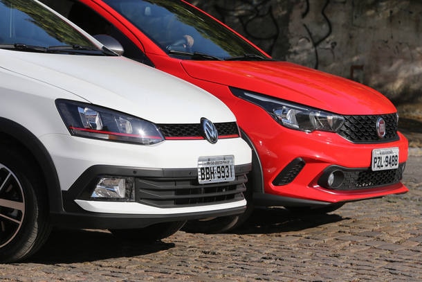 Fiat Argo HGT x VW Fox Pepper