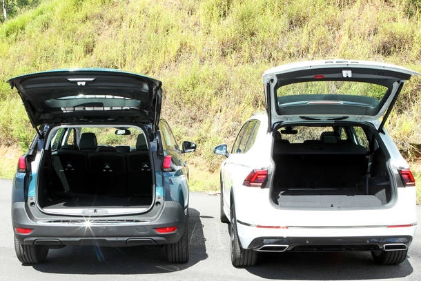 Volkswagen Tiguan contra Peugeot 5008