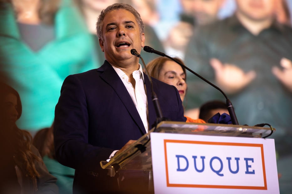 Iván Duque, presidente da Colômbia