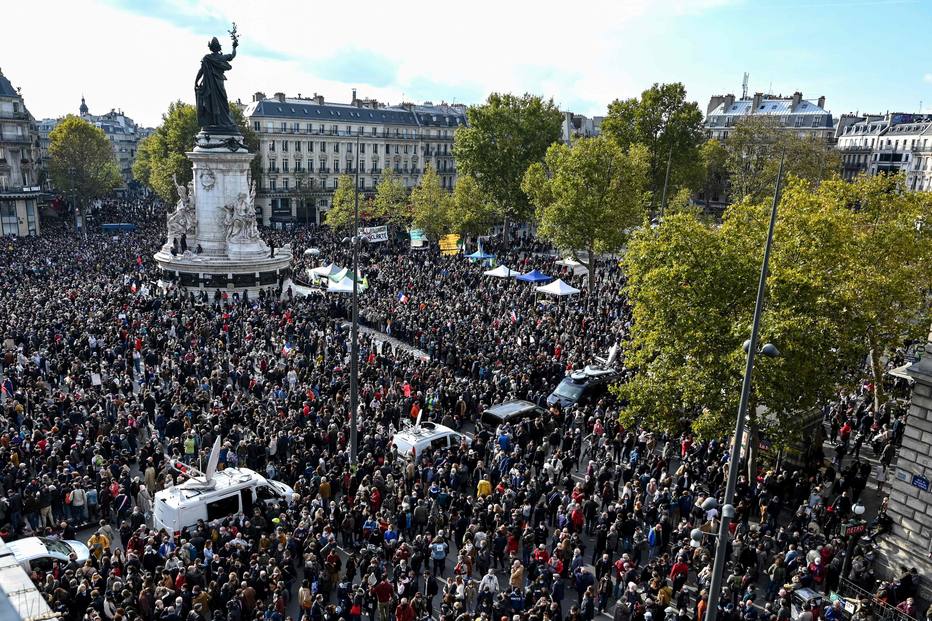 Manifestação Paris França